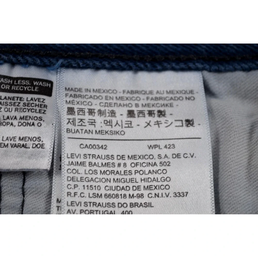 Vtg Levis 501 Indigo Blue Jeans‎ Mens 40x30 INSEAM 27.5